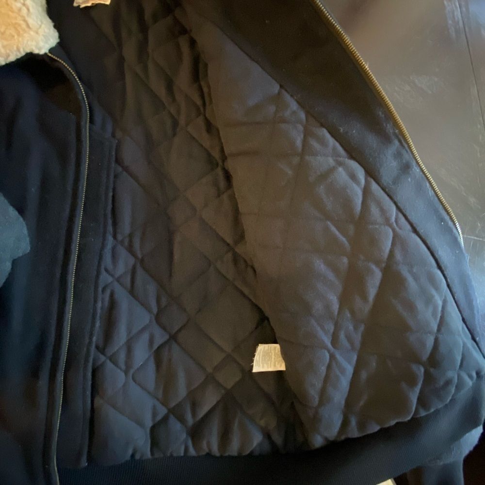 J Crew Wallace & Barnes Sherpa-Collar Contrast Wool Bomber Jacket S# C9558 View 3